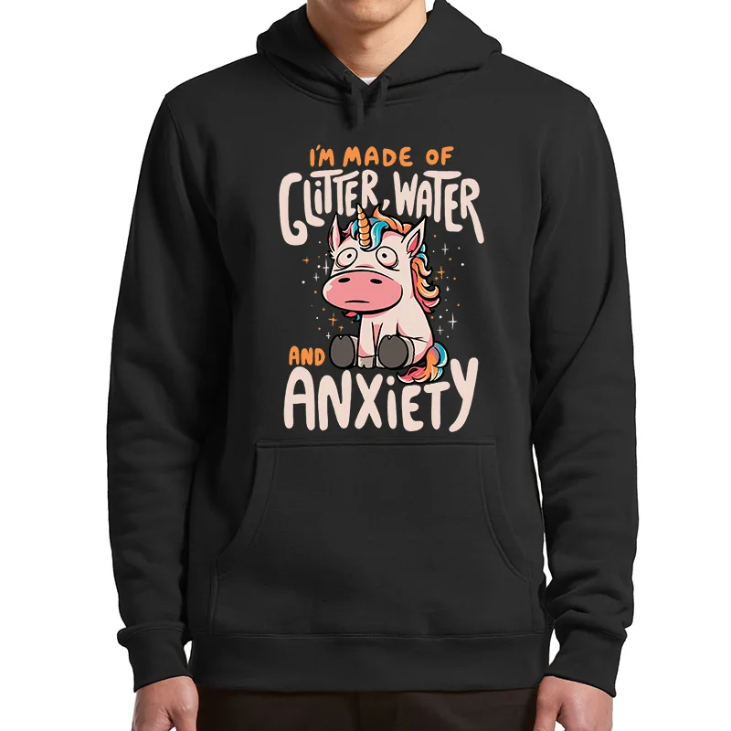 I'm Made Of Glitter Water And Anxiety Hoodies Funny Quote Sarcasm Unicorn Gift Fashion Sweatshirt Soft Casual Pullover
I'm Made Of Glitter Water And Anxiety Hoodies Funny Quote Sarcasm Unicorn Gift Fashion Sweatshirt Soft Casual Pullover