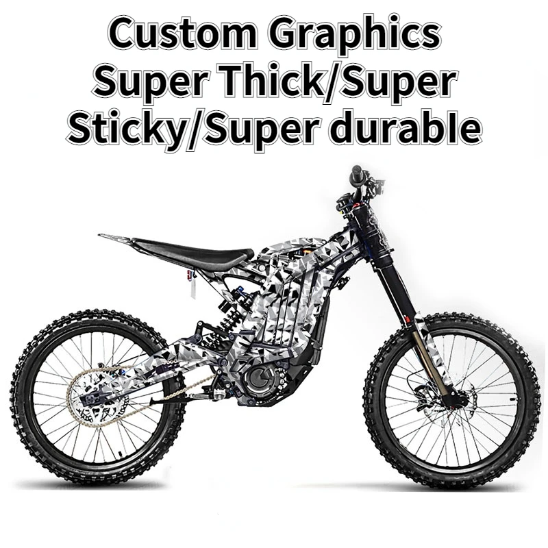 For SURRON Custom Stickers Light Bee X Electric Off-road Bike Dirtbike Decorative Self-adhesive Moisture-proof Thick SUR-RON
For SURRON Custom Stickers Light Bee X Electric Off-road Bike Dirtbike Decorative Self-adhesive Moisture-proof Thick SUR-RON
