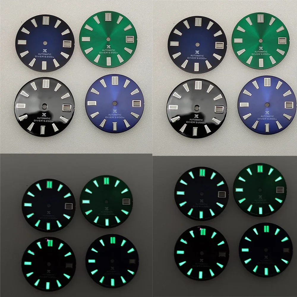 28.5mm NH35 Dial C3 Green Luminous Watch Dial for NH35A NH36 Movement Men Diving Watch Accessories Watch Faces Replacement
28.5mm NH35 Dial C3 Green Luminous Watch Dial for NH35A NH36 Movement Men Diving Watch Accessories Watch Faces Replacement