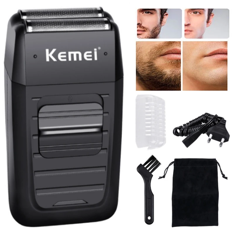 Kemei KM-1102 Rechargeable Cordless Men's Shaver Dual Blade Reciprocating Beard Shaver Facial Care Multifunctional Power Trimmer
Kemei KM-1102 Rechargeable Cordless Men's Shaver Dual Blade Reciprocating Beard Shaver Facial Care Multifunctional Power Trimmer