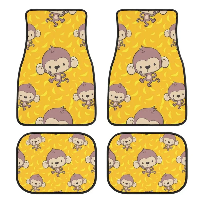 Симпатичные Коврики для пола в виде обезьяны, набор из 4 накладок на ножки, нескользящая резиновая подкладка, сверхмощные автомобильные передние и задние коврики, универсальные автомобильные SUV
Симпатичные Коврики для пола в виде обезьяны, набор из 4 накладок на ножки, нескользящая резиновая подкладка, сверхмощные автомобильные передние и задние коврики, универсальные автомобильные SUV