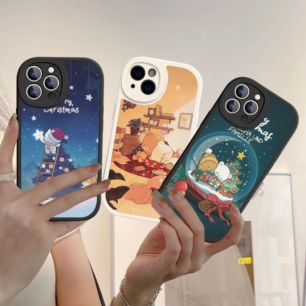 M-Mocha Cute Bear Phone Case Hard Leather For IPhone 14 13 12 Mini 11 14 Pro Max Xs X Xr 7 8 Plus Fundas
M-Mocha Cute Bear Phone Case Hard Leather For IPhone 14 13 12 Mini 11 14 Pro Max Xs X Xr 7 8 Plus Fundas