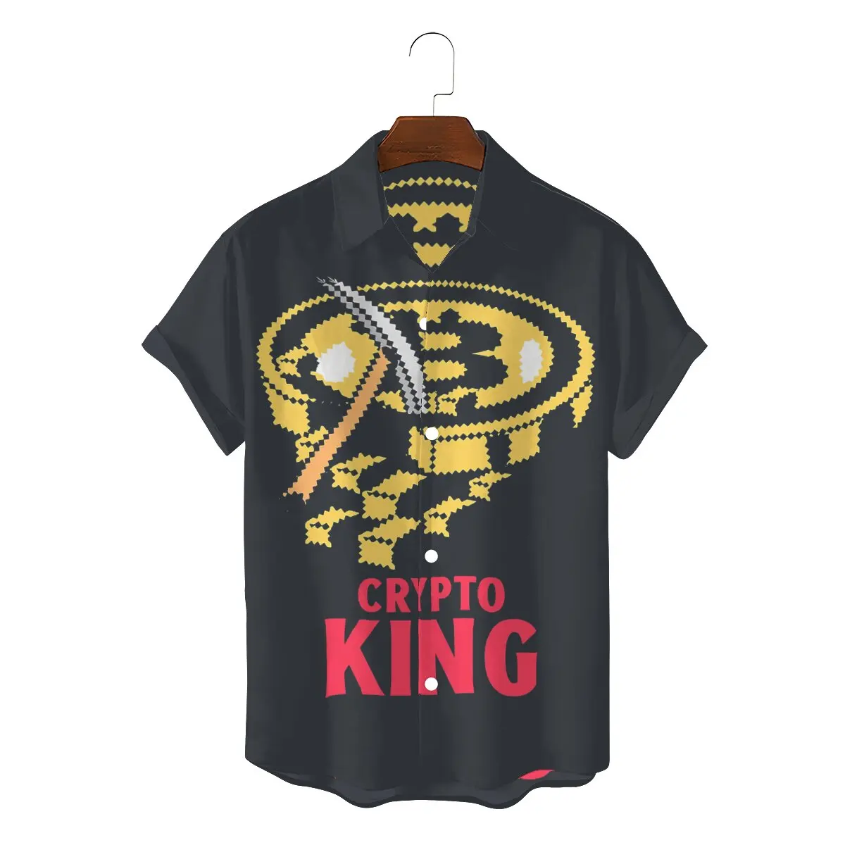 Crypto King 3D Shirt For Men Bitcoin Cryptocurrency Miners Meme Camisetas Fashion Shirts Soft Print Loose
Crypto King 3D Shirt For Men Bitcoin Cryptocurrency Miners Meme Camisetas Fashion Shirts Soft Print Loose