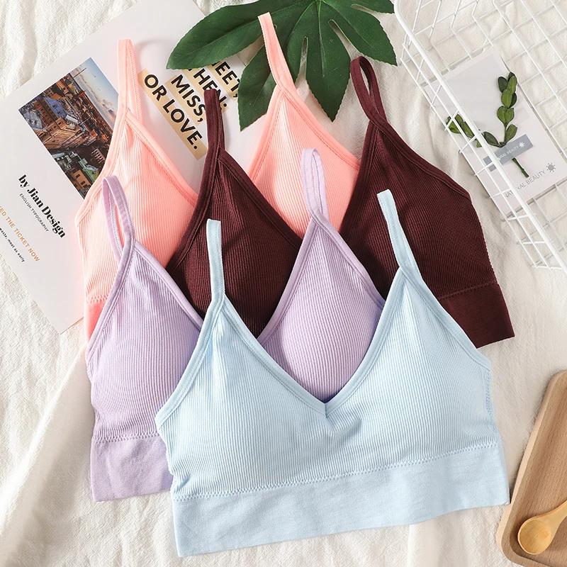 Women Crop Tops Bra Seamless Tube Top Female Streetwear Bandeau Sports Bra Removable Pad Sexy Crop Top Camis Tee Top Basic Tank
Women Crop Tops Bra Seamless Tube Top Female Streetwear Bandeau Sports Bra Removable Pad Sexy Crop Top Camis Tee Top Basic Tank
