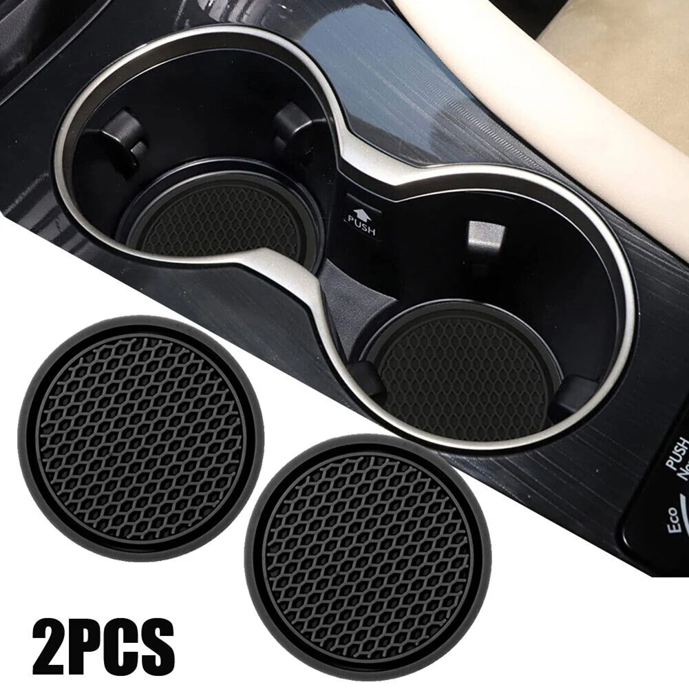 2pcs Black Car Auto Cup Holder Anti Slip Insert Coasters Pads Interior Accessories Universal Fits Perfectly For Most Cups
2pcs Black Car Auto Cup Holder Anti Slip Insert Coasters Pads Interior Accessories Universal Fits Perfectly For Most Cups