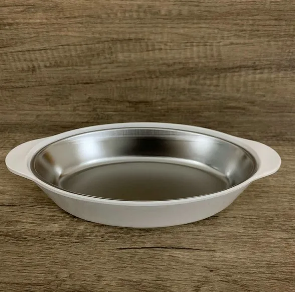 2pcs Stainless Steel Baking Tray Baked Rice Plate with Dual Handles Dish Set for Kitchen Home Restaurants small small small
2pcs Stainless Steel Baking Tray Baked Rice Plate with Dual Handles Dish Set for Kitchen Home Restaurants small small small