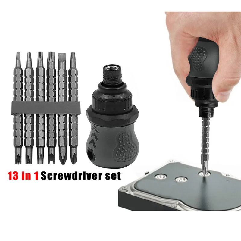 6 In 1 Precision Screwdriver Household Multipurpose Disassembly Telecommunication Maintenance Combination Magnetic Tool Set
6 In 1 Precision Screwdriver Household Multipurpose Disassembly Telecommunication Maintenance Combination Magnetic Tool Set