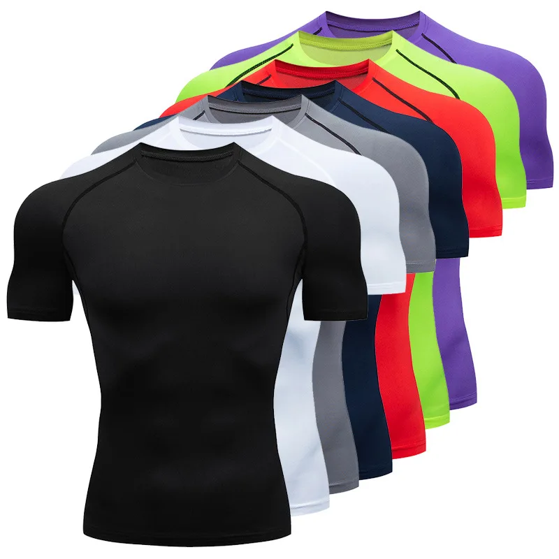 Short sleeve quick drying clothes sports T-shirt running bottoming clothes gym training clothes men's breathable sweat wicking
Short sleeve quick drying clothes sports T-shirt running bottoming clothes gym training clothes men's breathable sweat wicking