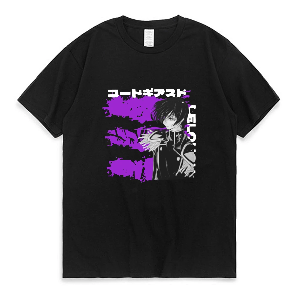 Anime Code Geass Lelouch Lamperouge Retro Fun Print T Shirt College Teen Comic Trend Short Sleeves Tee Shirt Men Women Hot Tops
Anime Code Geass Lelouch Lamperouge Retro Fun Print T Shirt College Teen Comic Trend Short Sleeves Tee Shirt Men Women Hot Tops