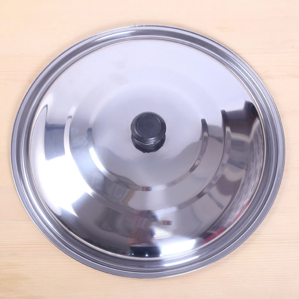 1Pc 32cm Stainless Steel Sealing Cover Food Basin Lid Seasoning Pot Cover Household Seasoning Pot Lid Cooking Part
1Pc 32cm Stainless Steel Sealing Cover Food Basin Lid Seasoning Pot Cover Household Seasoning Pot Lid Cooking Part