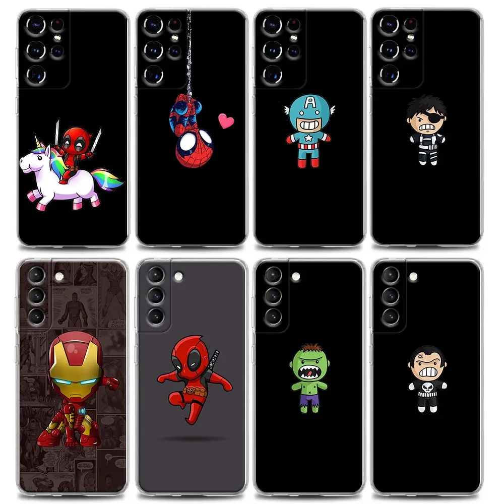 Clear Phone Case for Samsung S22 S21 S20 S10e S10 S9 Plus Lite Ultra FE 4G 5G Silicone Case Cover Cute Cartoon Marvel Heroes
Clear Phone Case for Samsung S22 S21 S20 S10e S10 S9 Plus Lite Ultra FE 4G 5G Silicone Case Cover Cute Cartoon Marvel Heroes