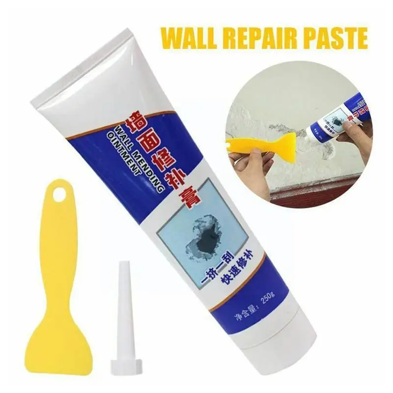 Mending Paste Repair Cream Wall Repairing Ointment Grout Beautiful Sealant For Cracked Peeled Holes Wall Scraper Universal L0E3
Mending Paste Repair Cream Wall Repairing Ointment Grout Beautiful Sealant For Cracked Peeled Holes Wall Scraper Universal L0E3
