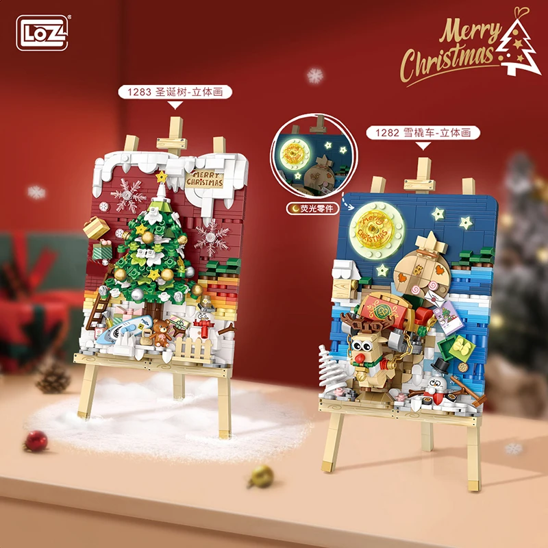 LOZ креативная Рождественская елка сани Автомобиль Стерео пейнтборд игрушки строительный блок DIY настольное украшение Образование Кирпич д...
LOZ креативная Рождественская елка сани Автомобиль Стерео пейнтборд игрушки строительный блок DIY настольное украшение Образование Кирпич д...