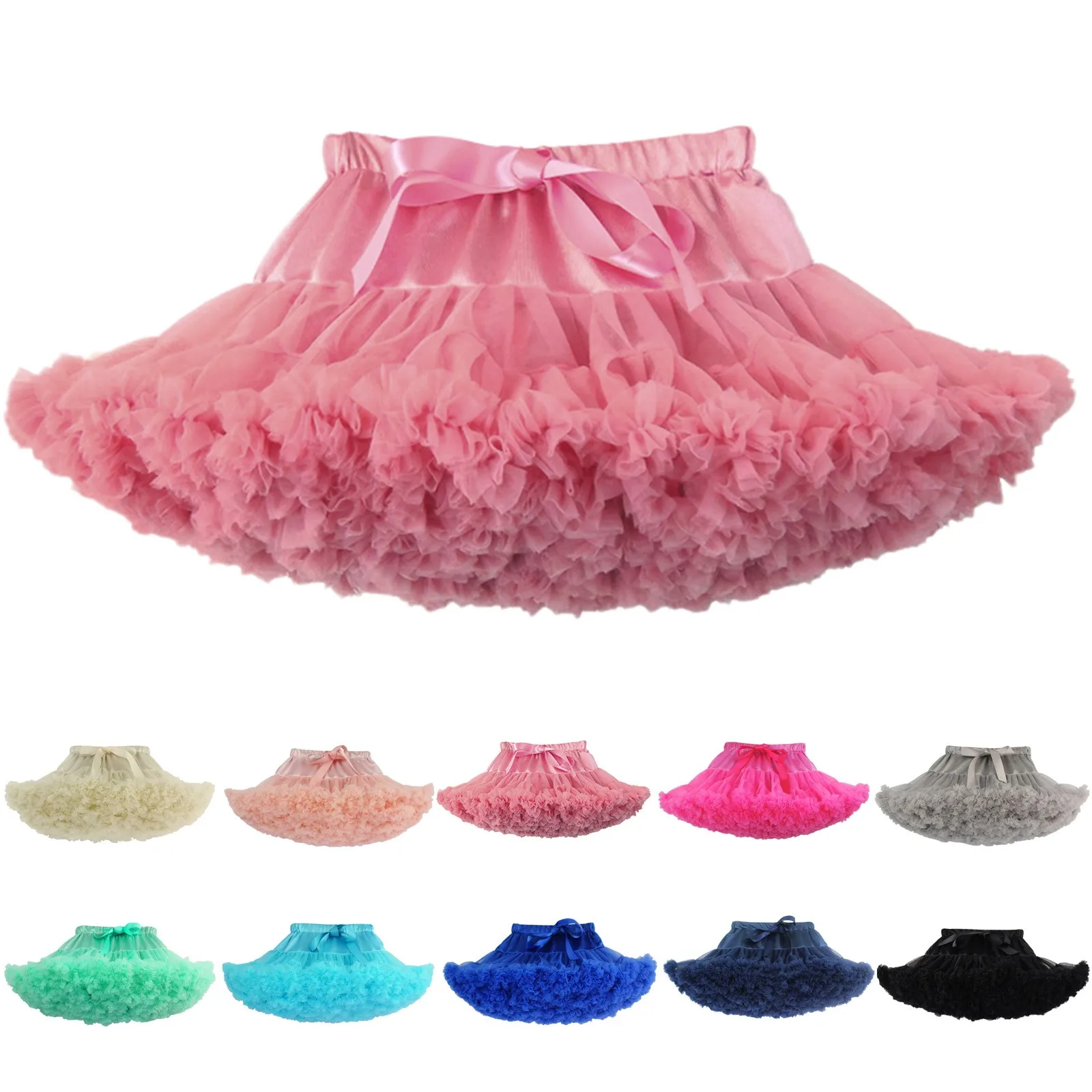 Women's Mesh Tutu Skirt Solid Fluffy Tulle Princess Ball Gown Kids Ballet Party Performance Skirts Fashion Party Dance Skirts
Women's Mesh Tutu Skirt Solid Fluffy Tulle Princess Ball Gown Kids Ballet Party Performance Skirts Fashion Party Dance Skirts
