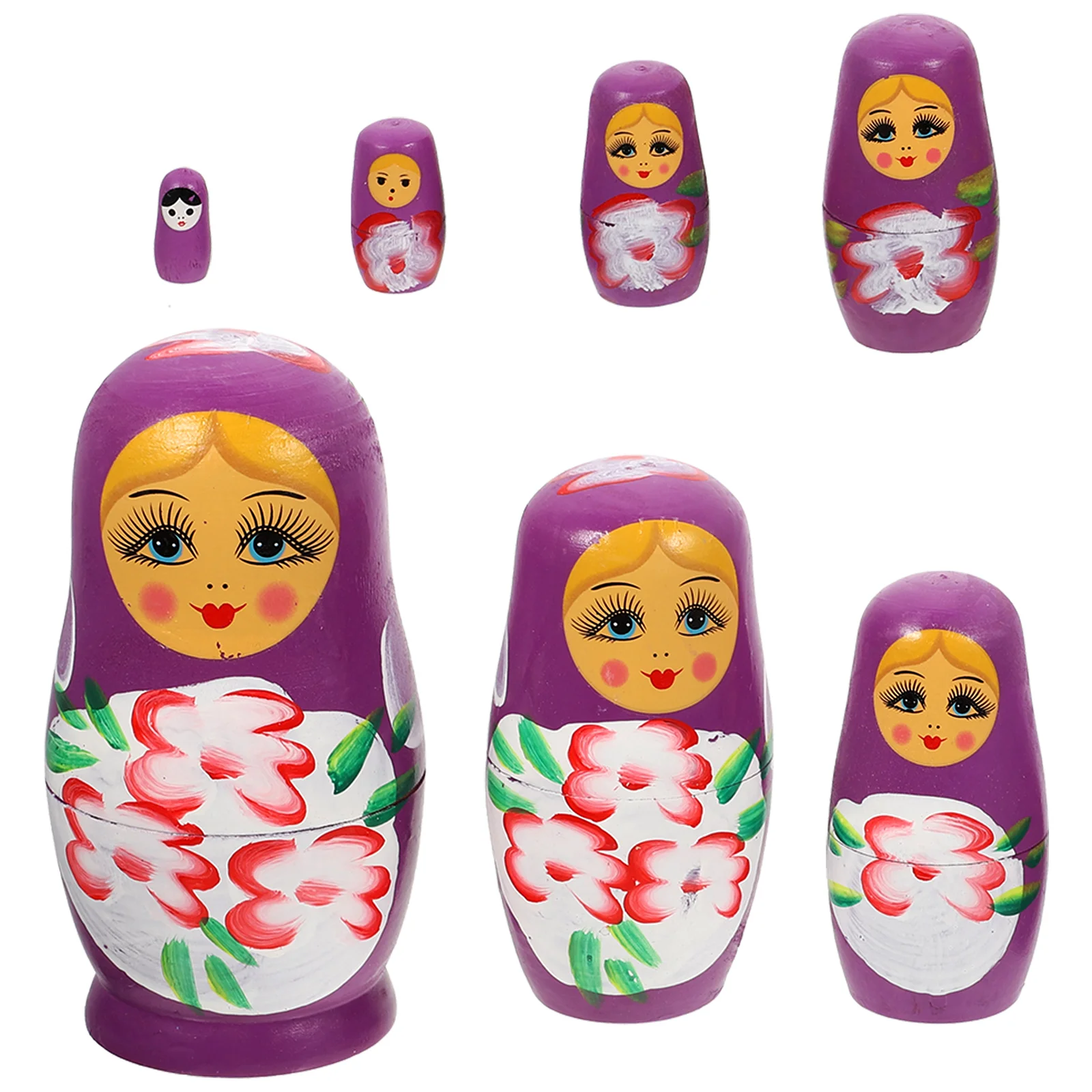 

7-уровневая Матрешка, Детские уличные игровые наборы для детей, набор для рукоделия, деревянные куклы, русский язык