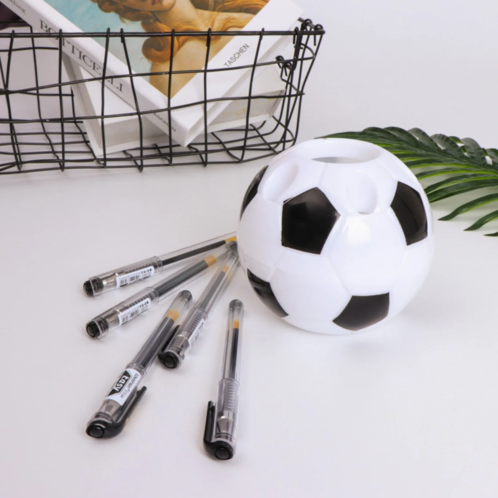 Soccer Shape Tool Supplies Pen Pencil Holder Football Shape Toothbrush Holder Desktop Rack Table Home Decoration Student Gifts
Soccer Shape Tool Supplies Pen Pencil Holder Football Shape Toothbrush Holder Desktop Rack Table Home Decoration Student Gifts