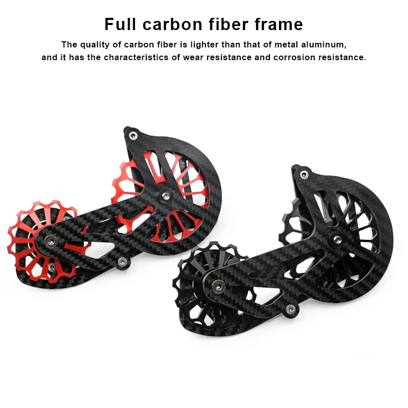 Road Bicycle Transmission Carbon Fiber Ceramic Large Guide Wheel Rear Dial Transmission 5800 6800 7000 8000 9000
Road Bicycle Transmission Carbon Fiber Ceramic Large Guide Wheel Rear Dial Transmission 5800 6800 7000 8000 9000