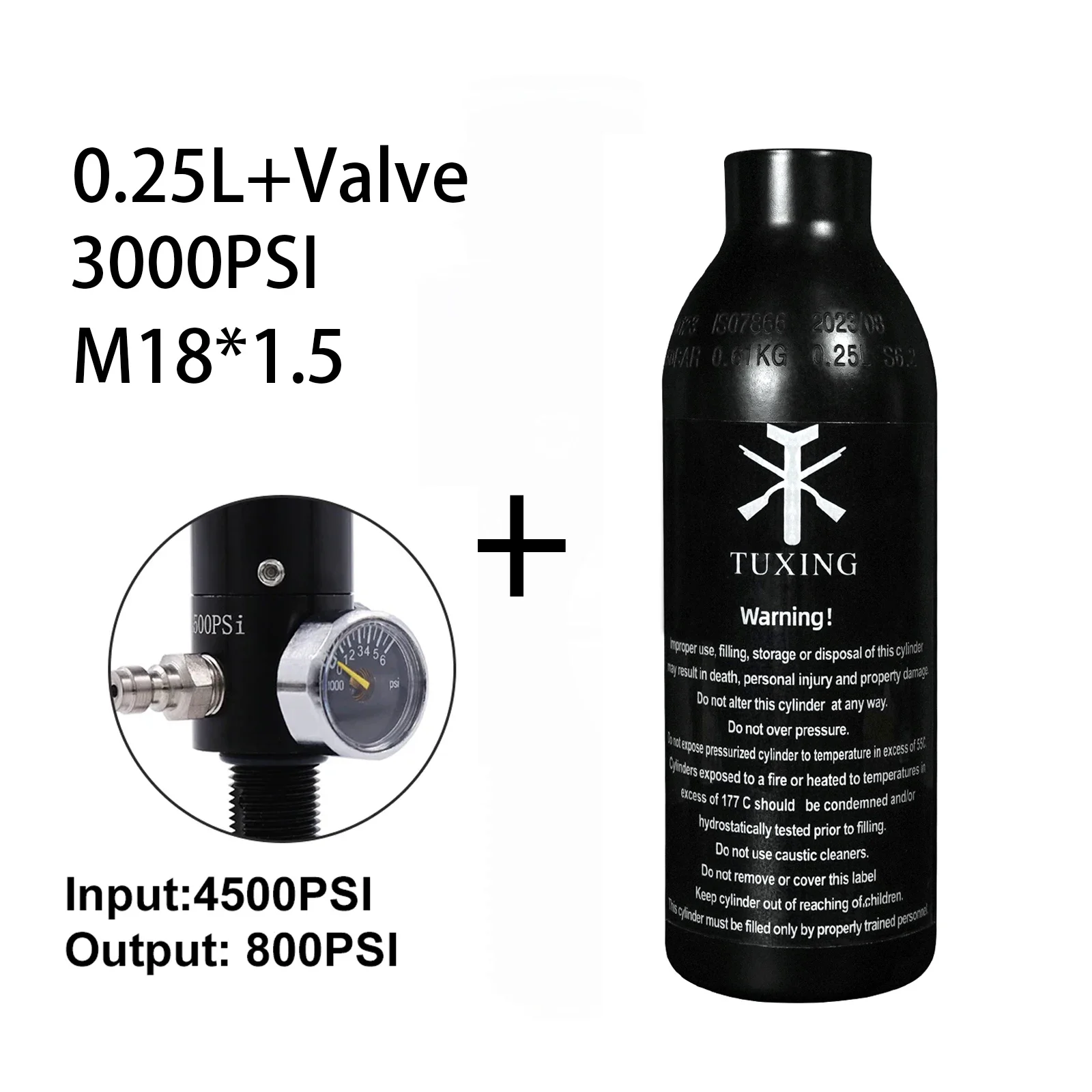 TUXING 3000psi 30MPA 0.25L 250cc алюминиевый цилиндр высокого давления 18Ci емкость воздушного бака CO2 бутылка с регулирующим клапаном M18 * 1,5
TUXING 3000psi 30MPA 0.25L 250cc алюминиевый цилиндр высокого давления 18Ci емкость воздушного бака CO2 бутылка с регулирующим клапаном M18 * 1,5
