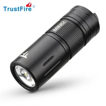 Trustfire Mini2 Mini Led Flashlight Keychain 220 Lumen EDC USB Rechargeable Light 2 Switchs Mode IPX8 Powerful Pocket Lamp Torch