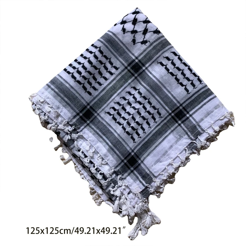 Arab Turban Muslim Keffiyeh Scarf Hijab Shemagh Desert Keffiyeh Fashion Style Military for Head Neck Scarf White Arab
Arab Turban Muslim Keffiyeh Scarf Hijab Shemagh Desert Keffiyeh Fashion Style Military for Head Neck Scarf White Arab