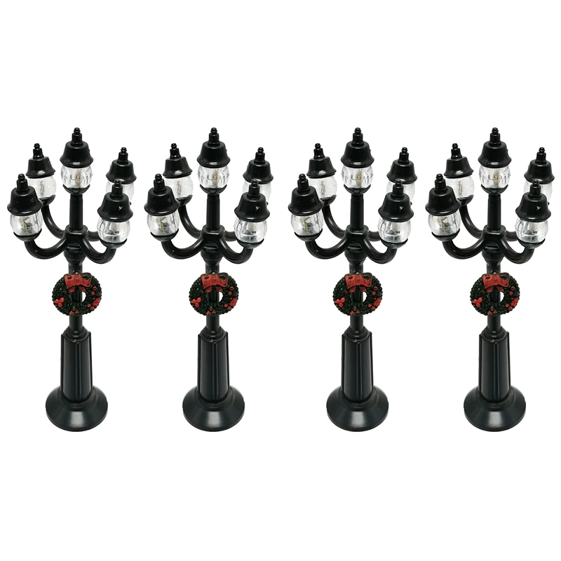 Miniature Christmas Street Lamp Post Park Bench Mini Street Light Model Dollhouse Xmas Village Garden Accessories,4Pcs
Miniature Christmas Street Lamp Post Park Bench Mini Street Light Model Dollhouse Xmas Village Garden Accessories,4Pcs