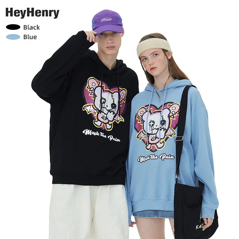 Hooded Sweater Couple Ladies Men's Love Cartoon Print Loose Spring and Autumn Hoodie Sweatshirts INS Tops Sweatshirt Winter Tops
Hooded Sweater Couple Ladies Men's Love Cartoon Print Loose Spring and Autumn Hoodie Sweatshirts INS Tops Sweatshirt Winter Tops