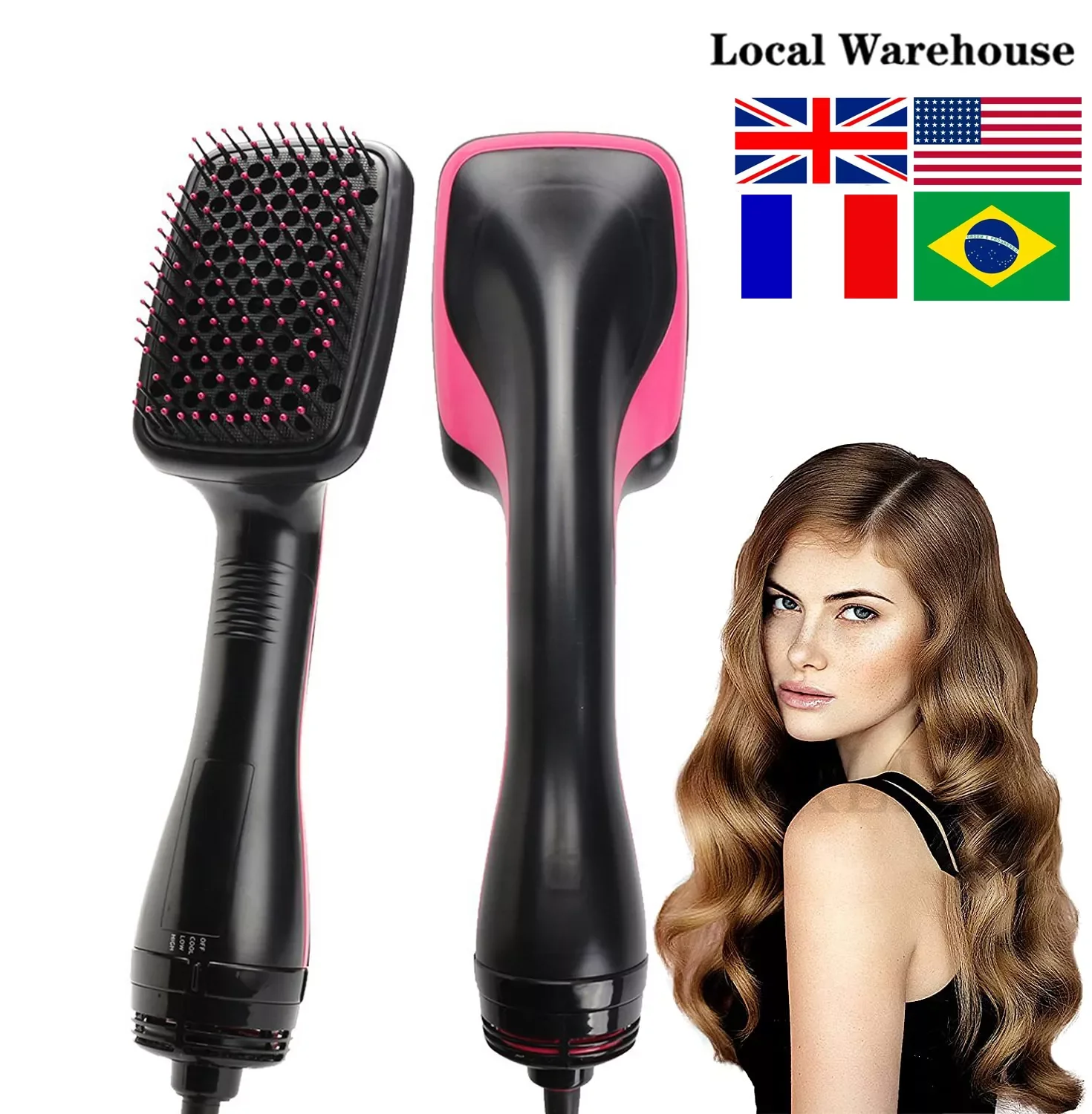 One Step Hair Dryer & Volumizer Professional Straightening Brush Curling Hair Dryers with Negative Ionic for Women Hot Air B
One Step Hair Dryer & Volumizer Professional Straightening Brush Curling Hair Dryers with Negative Ionic for Women Hot Air B