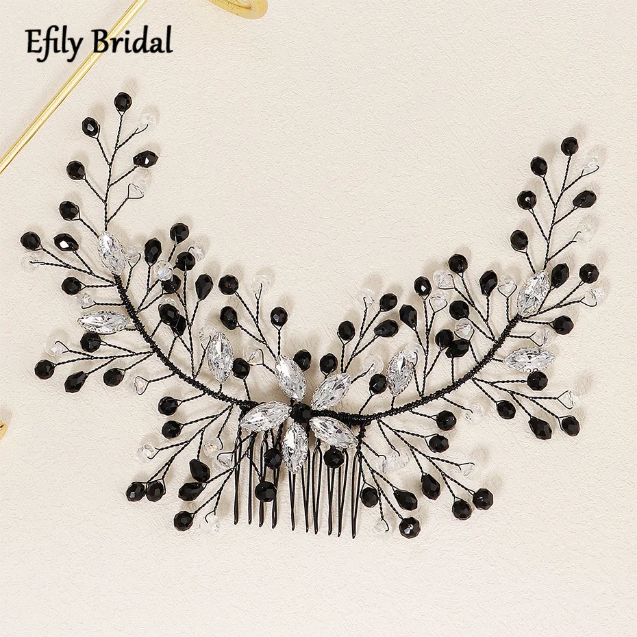 Efily Bride Wedding Hair Accessories Vintage Tiara Crystal Bridal Hair Comb Rhinestone Party Headpiece for Women Bridesmaid Gift
Efily Bride Wedding Hair Accessories Vintage Tiara Crystal Bridal Hair Comb Rhinestone Party Headpiece for Women Bridesmaid Gift