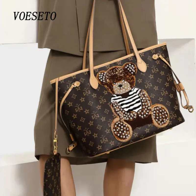 VOESETO Genuine Leather Women's Luxury Designer High Quality Bags 2021 Diamond Big Tote Shopper Large Bag Handbag Top Handle
VOESETO Genuine Leather Women's Luxury Designer High Quality Bags 2021 Diamond Big Tote Shopper Large Bag Handbag Top Handle