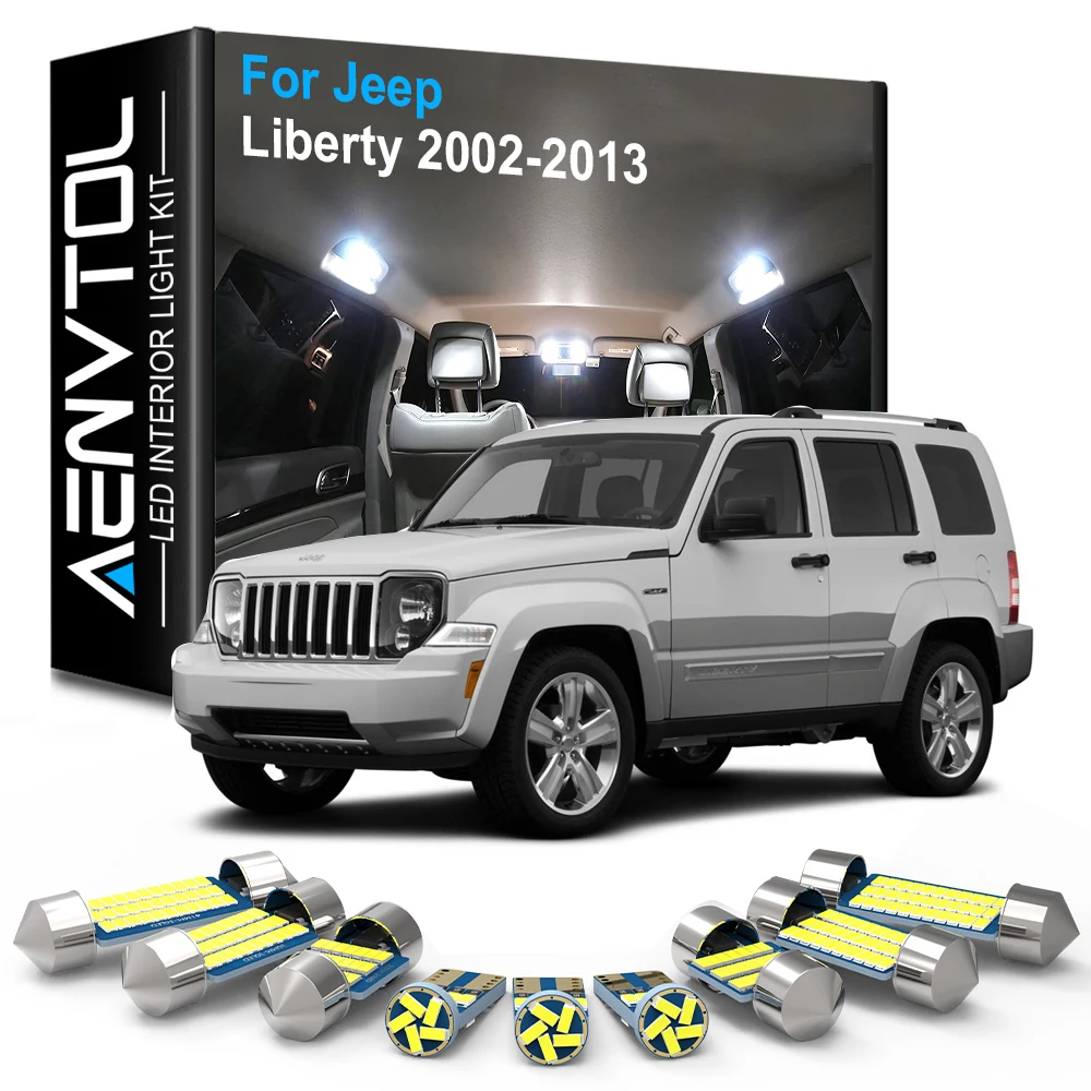 AENVTOL Canbus Interior LED Light Kit For Jeep Liberty KJ KK 2002-2007 2008 2009 2010 2011 2012 2013 Accessories Dome Trunk Lamp
AENVTOL Canbus Interior LED Light Kit For Jeep Liberty KJ KK 2002-2007 2008 2009 2010 2011 2012 2013 Accessories Dome Trunk Lamp