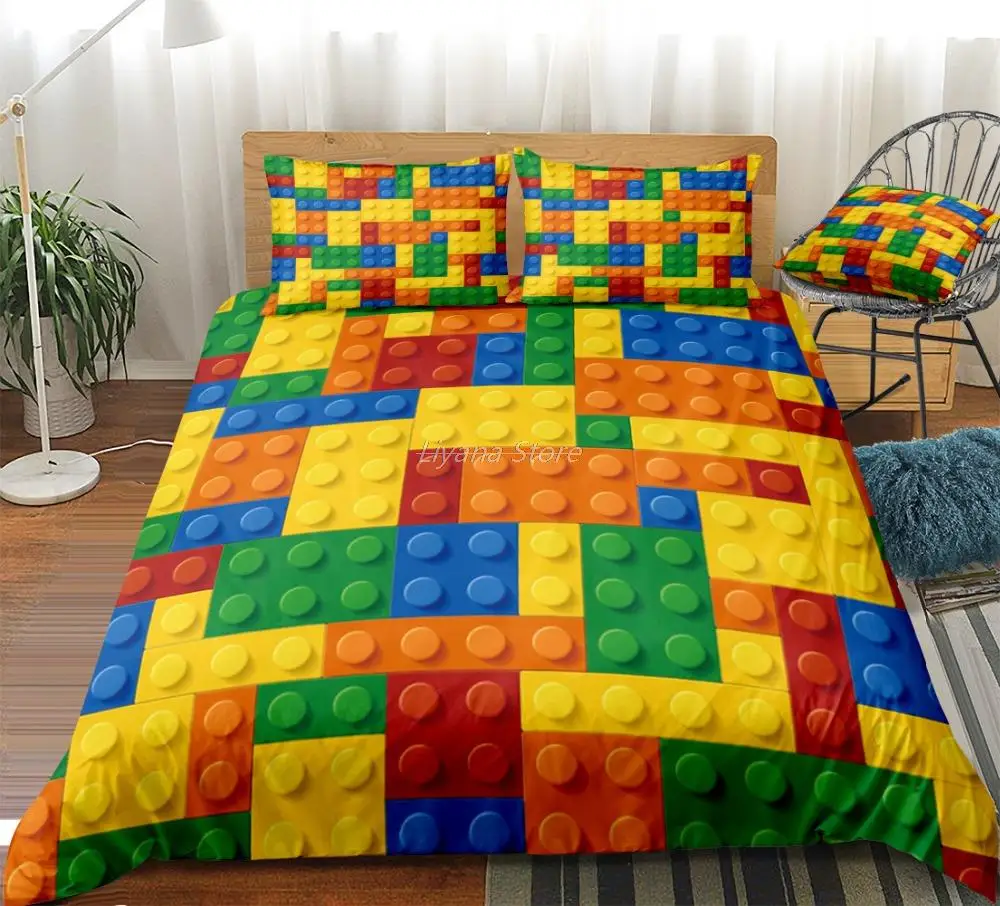 3D Building Block Puzzle Chess Pattern Duvet Cover for Kids Children Bedroom Quilt Covers Bedding Set With Pillowcase Home Decor
3D Building Block Puzzle Chess Pattern Duvet Cover for Kids Children Bedroom Quilt Covers Bedding Set With Pillowcase Home Decor