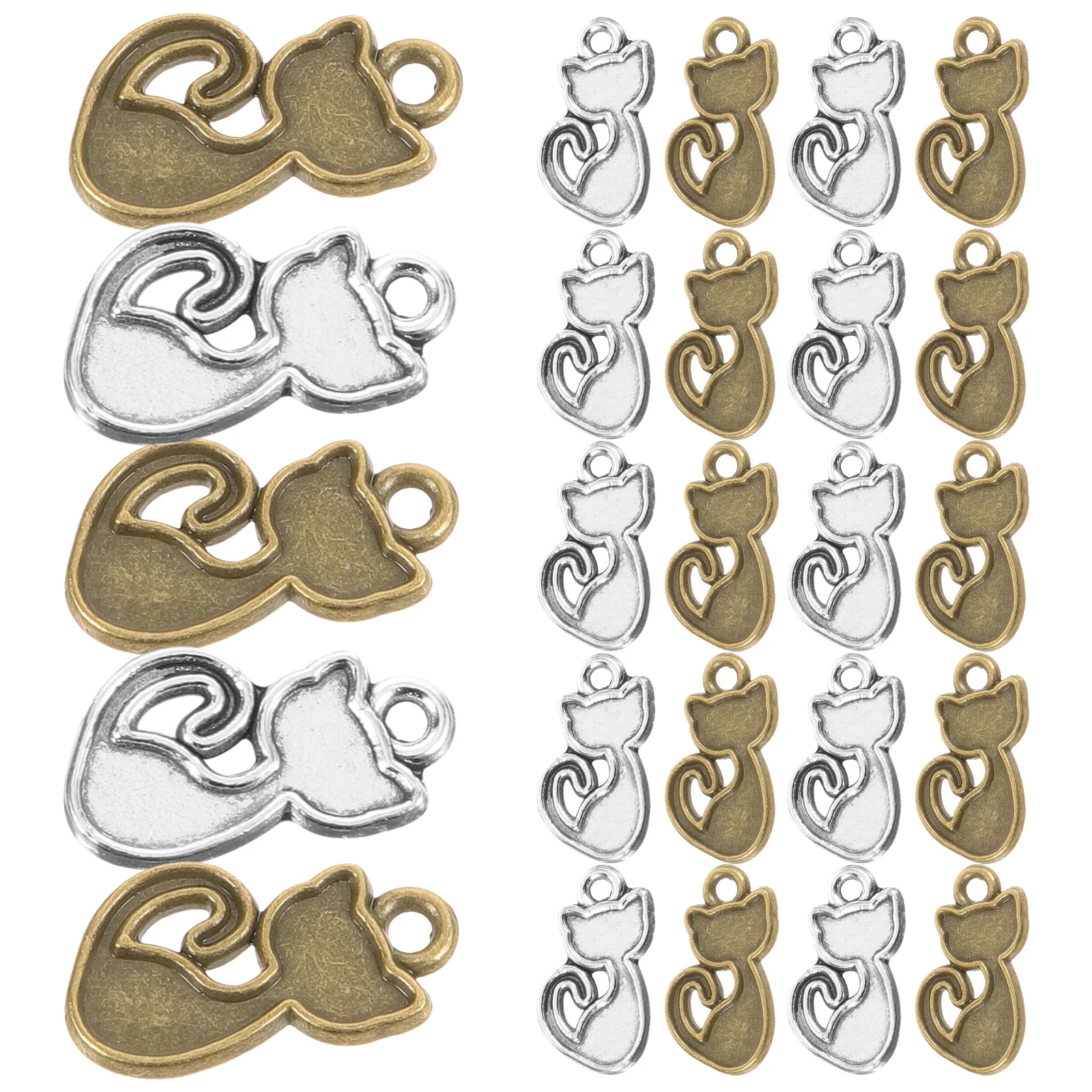 100 Pcs Accessories DIY Necklace Decors Vintage Earrings Ornaments Cat-shaped Retro Pendants Alloy Hanging
100 Pcs Accessories DIY Necklace Decors Vintage Earrings Ornaments Cat-shaped Retro Pendants Alloy Hanging
