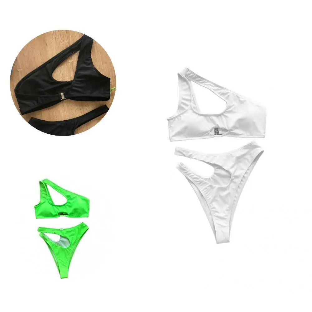 Women Swimsuit Slim Fit Bikini Set Beachwear Wireless Trendy Wear-resistant Swimwear Set 
Women Swimsuit Slim Fit Bikini Set Beachwear Wireless Trendy Wear-resistant Swimwear Set