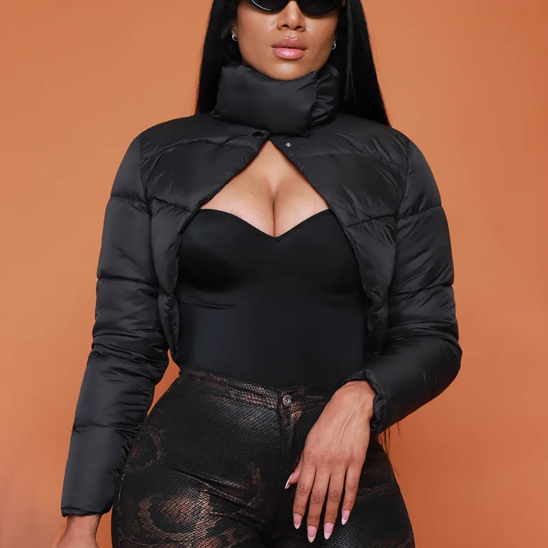 Wishyear 2023 Winter Fashion Warm Clothes for Women Puffer Jackets Scarf Collar Irregular Crop Jacket Bubble Coats Outerwear
Wishyear 2023 Winter Fashion Warm Clothes for Women Puffer Jackets Scarf Collar Irregular Crop Jacket Bubble Coats Outerwear