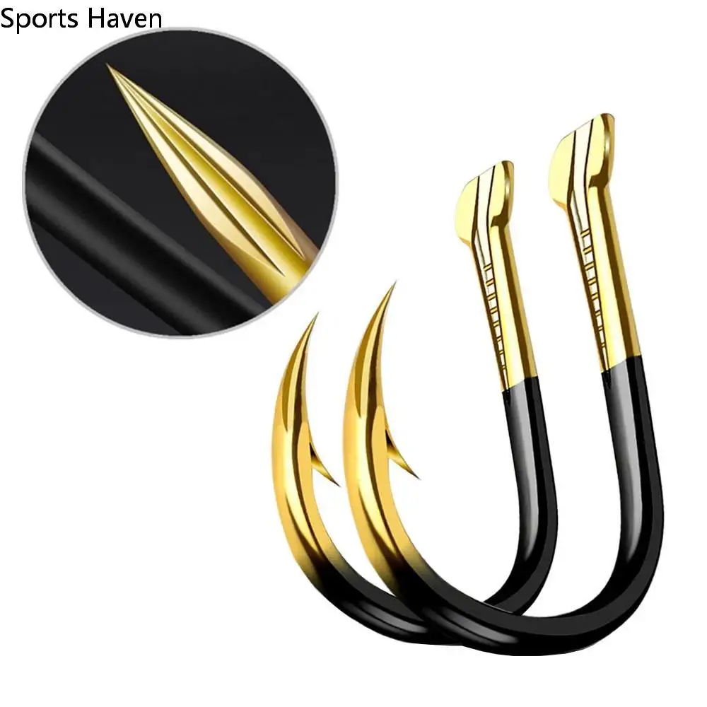 50 PCS Tungsten Steel Single Circle Fishhook 1-15# Barbed Carp Fishing Hooks Fishing Accessories
50 PCS Tungsten Steel Single Circle Fishhook 1-15# Barbed Carp Fishing Hooks Fishing Accessories