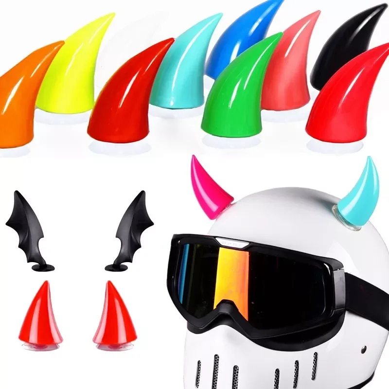 1pc Multicolor Helmet Devil Horns Motorcycle Electric Car Styling Helmet Stickers Long Short Helmet Accessories
1pc Multicolor Helmet Devil Horns Motorcycle Electric Car Styling Helmet Stickers Long Short Helmet Accessories
