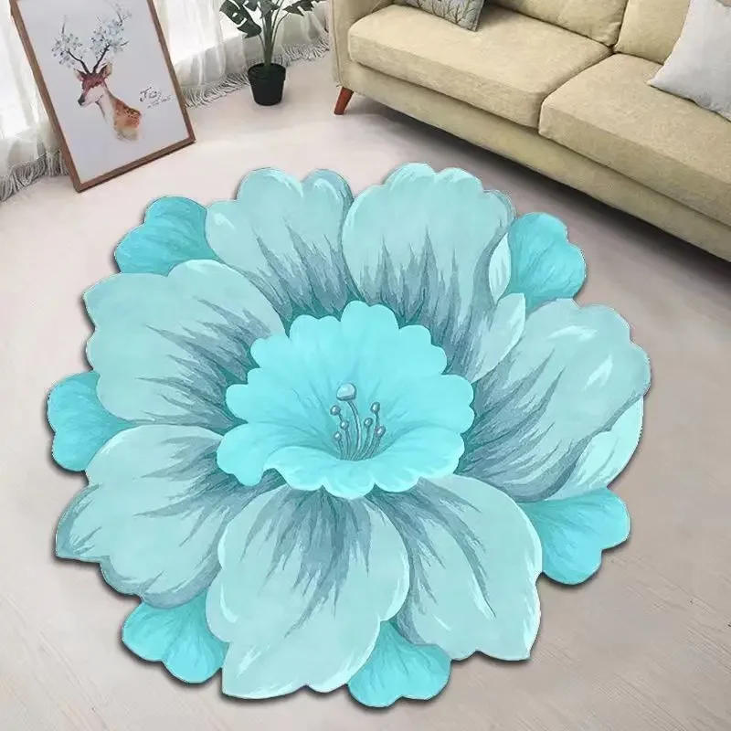 Blue Flower Shaped Carpets for Living Room Sofa Table Mat Toilet Water Absorbing Anti-skid Floor Mat Bedroom Decor Bedroom Rugs
Blue Flower Shaped Carpets for Living Room Sofa Table Mat Toilet Water Absorbing Anti-skid Floor Mat Bedroom Decor Bedroom Rugs