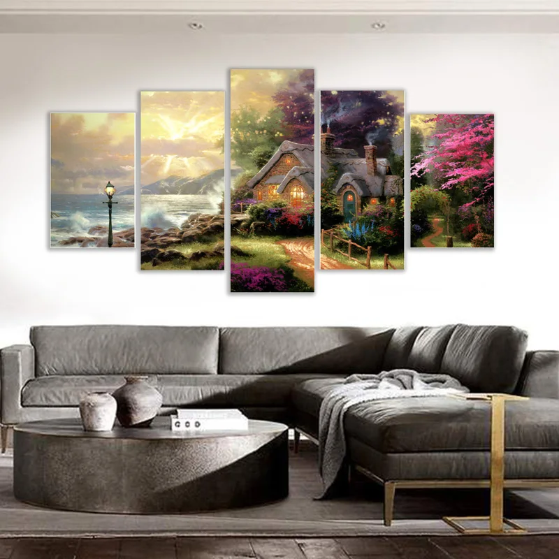 Canvas 5Pcs Group Landscape Wall Art Prints HD Posters Dropship Home Decor Pictures Living Room Decoration Paintings No Frame
Canvas 5Pcs Group Landscape Wall Art Prints HD Posters Dropship Home Decor Pictures Living Room Decoration Paintings No Frame