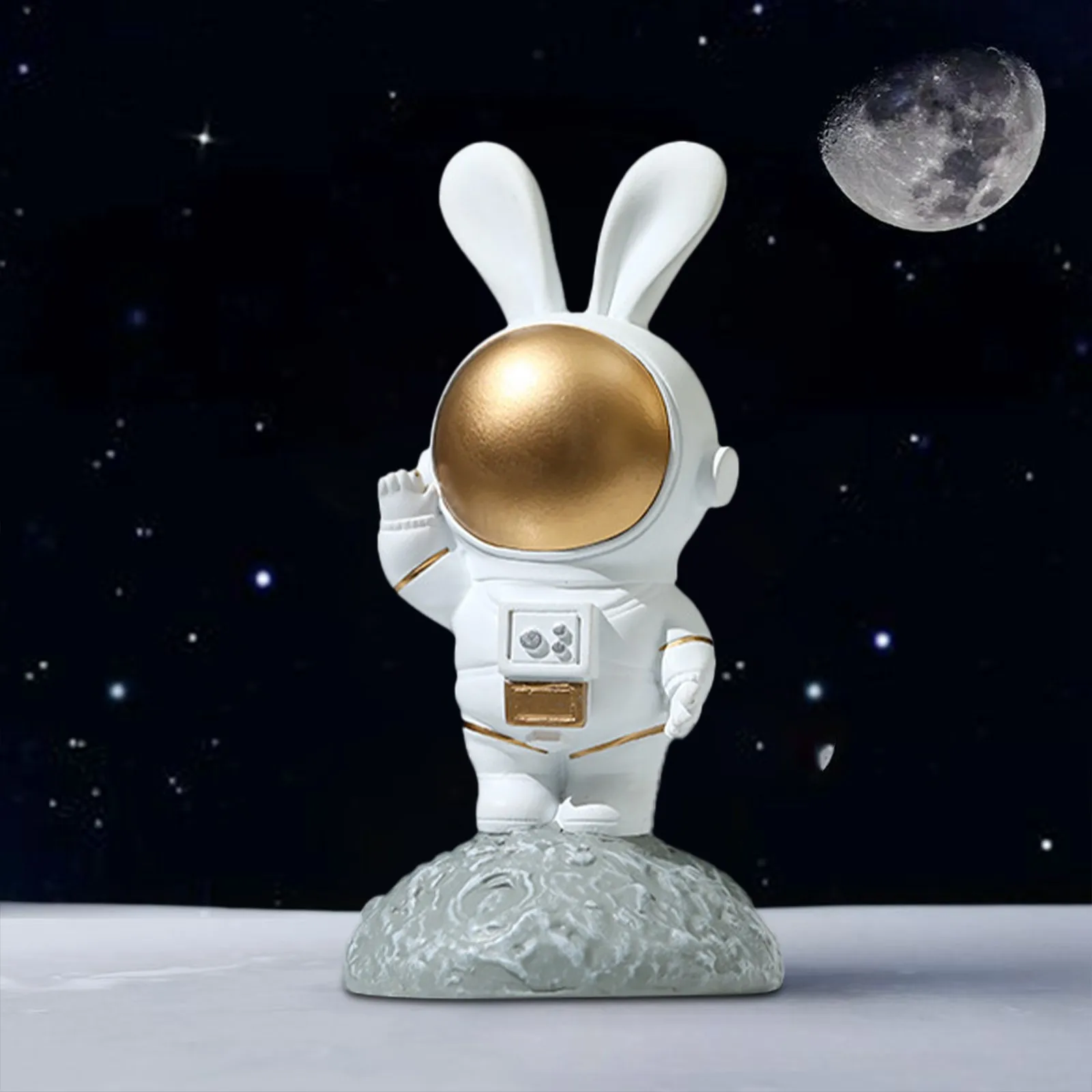 Astronaut Figurine Decor Polyresin Astronaut Statue Spaceman Figure Sculpture For Ornament Space Themed
Astronaut Figurine Decor Polyresin Astronaut Statue Spaceman Figure Sculpture For Ornament Space Themed