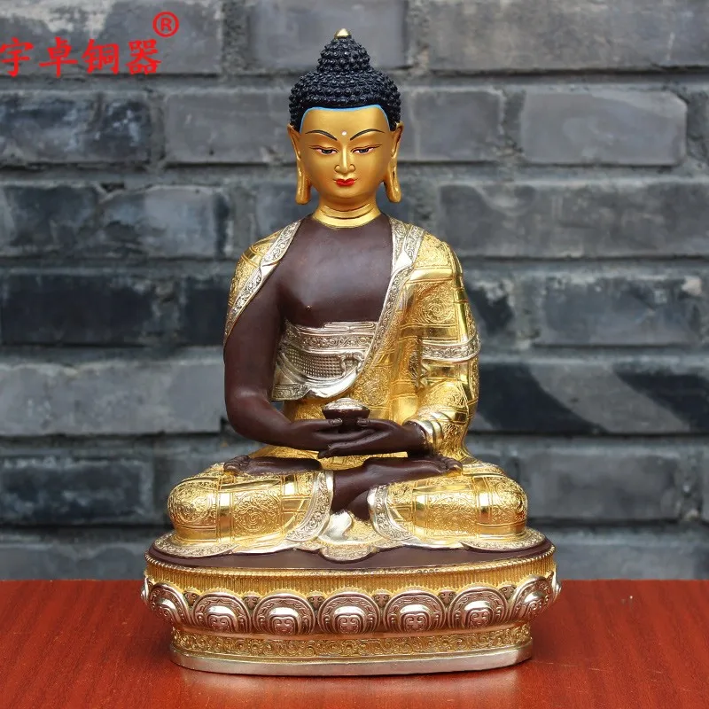 Yuzhuo Copper Pure Copper Sanshi Buddha Sanbao Buddha Sakyamuni Bhaisajyaguru Amitabha Buddha Gilding Gold 
Yuzhuo Copper Pure Copper Sanshi Buddha Sanbao Buddha Sakyamuni Bhaisajyaguru Amitabha Buddha Gilding Gold