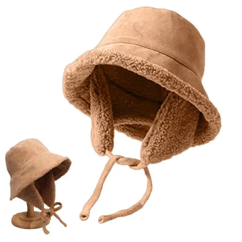 Winter Fur Bucket Hat Winter Bucket Hat Faux Fur Fluffy With Ear Protection Fisherman Cap For Women Lambs Wool Cute Girls
Winter Fur Bucket Hat Winter Bucket Hat Faux Fur Fluffy With Ear Protection Fisherman Cap For Women Lambs Wool Cute Girls