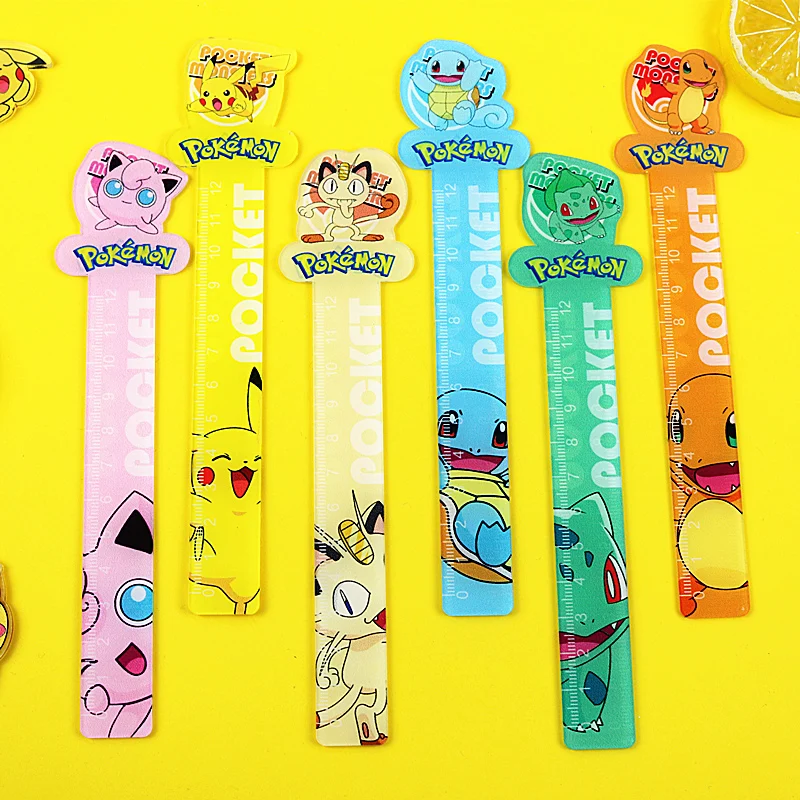 6 Packs of Japanese Anime Characters Pikachu Ruler Student Ruler Ghost Killer Naruto Fashion Creative Cartoon Ruler Gift
6 Packs of Japanese Anime Characters Pikachu Ruler Student Ruler Ghost Killer Naruto Fashion Creative Cartoon Ruler Gift