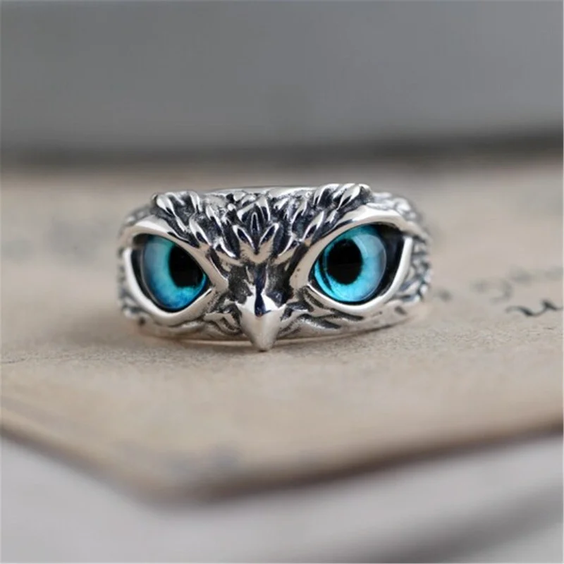 Fashion Vintage Demon Eye Owl Ring For Women Girl Lovers Retro Animal Open Adjustable Rings Statement Ring Jewelry Gifts 2022
Fashion Vintage Demon Eye Owl Ring For Women Girl Lovers Retro Animal Open Adjustable Rings Statement Ring Jewelry Gifts 2022