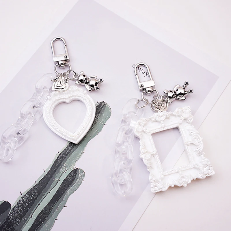 INS Love Heart Photocard Holder Bag Decor White Cute Acrylic Photo Frame Keychain Relief Photo Frame Keychain Pendant
INS Love Heart Photocard Holder Bag Decor White Cute Acrylic Photo Frame Keychain Relief Photo Frame Keychain Pendant