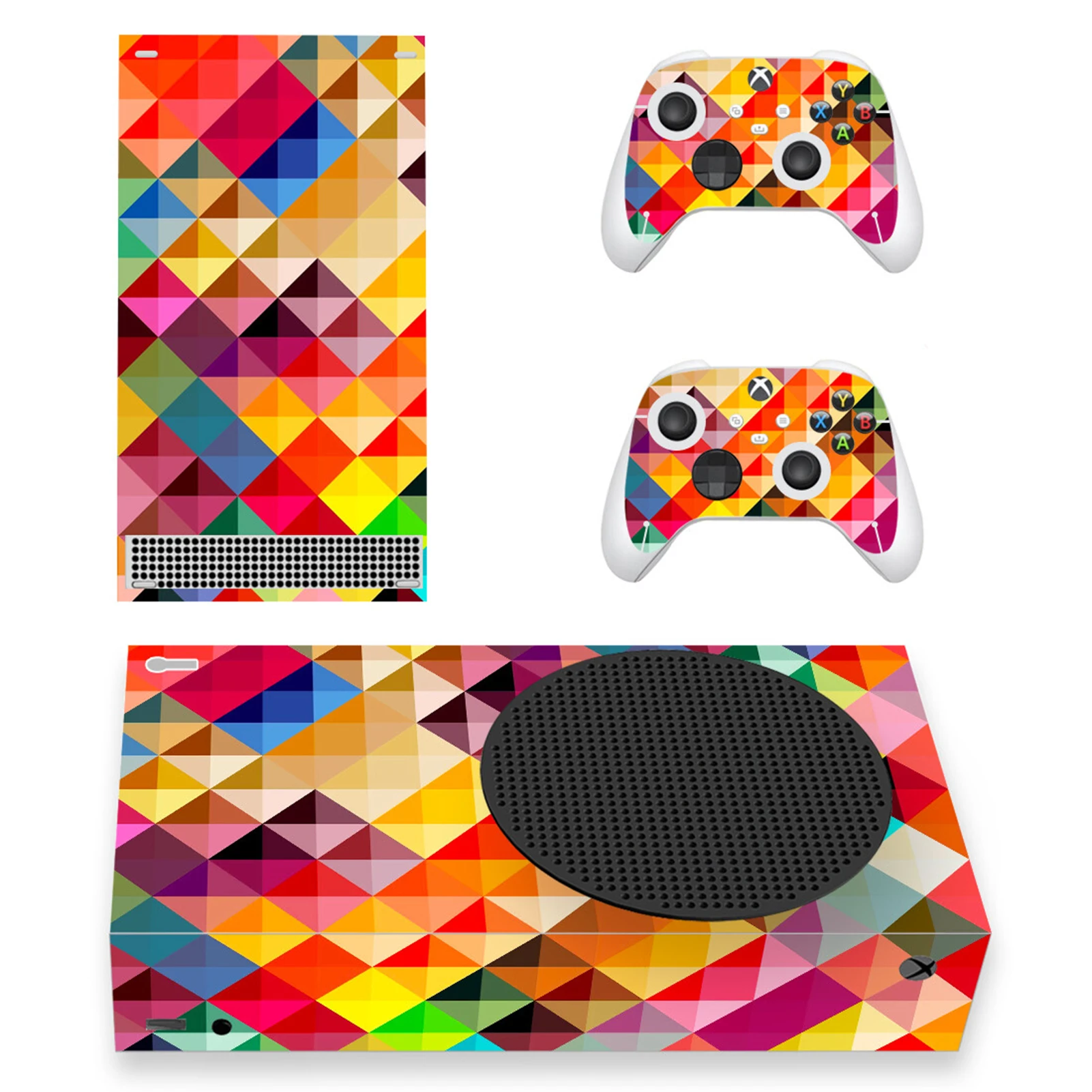 Skin Sticker Decals Geometry Patterns Cover For Xbox Series S Console And 2 Controllers PVC Skin Stickers Game Accessories
Skin Sticker Decals Geometry Patterns Cover For Xbox Series S Console And 2 Controllers PVC Skin Stickers Game Accessories