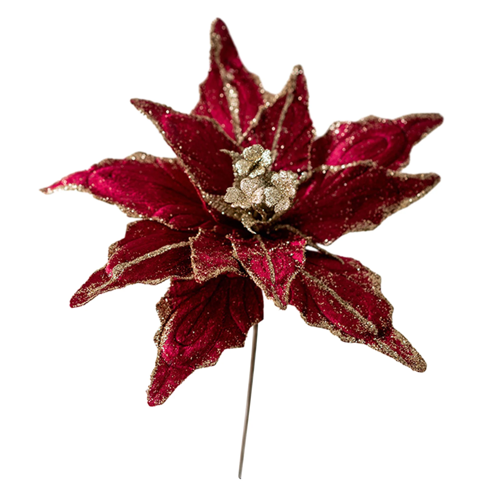 Glitter Christmas Poinsettia Flower Xmas Tree Hanging Merry Christmas Decoration For 2023 New Year Navidad-Natal Noel 2024-Decor
Glitter Christmas Poinsettia Flower Xmas Tree Hanging Merry Christmas Decoration For 2023 New Year Navidad-Natal Noel 2024-Decor