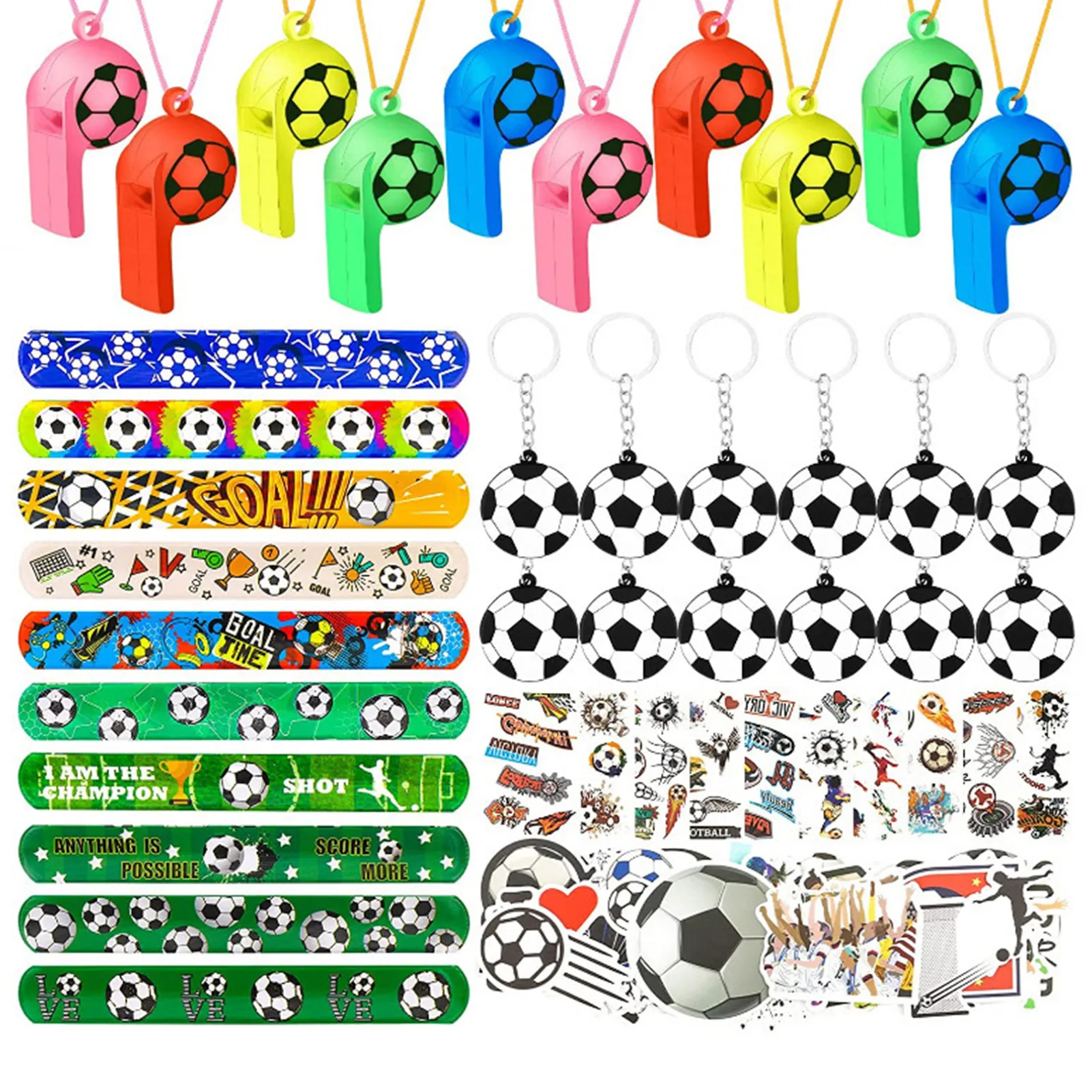 96pcs Soccer Party Favors Soccer Party Supply Bags Key Rings Stickers Rings Set Soccer Party Supply Bags For Party Bag Gift
96pcs Soccer Party Favors Soccer Party Supply Bags Key Rings Stickers Rings Set Soccer Party Supply Bags For Party Bag Gift