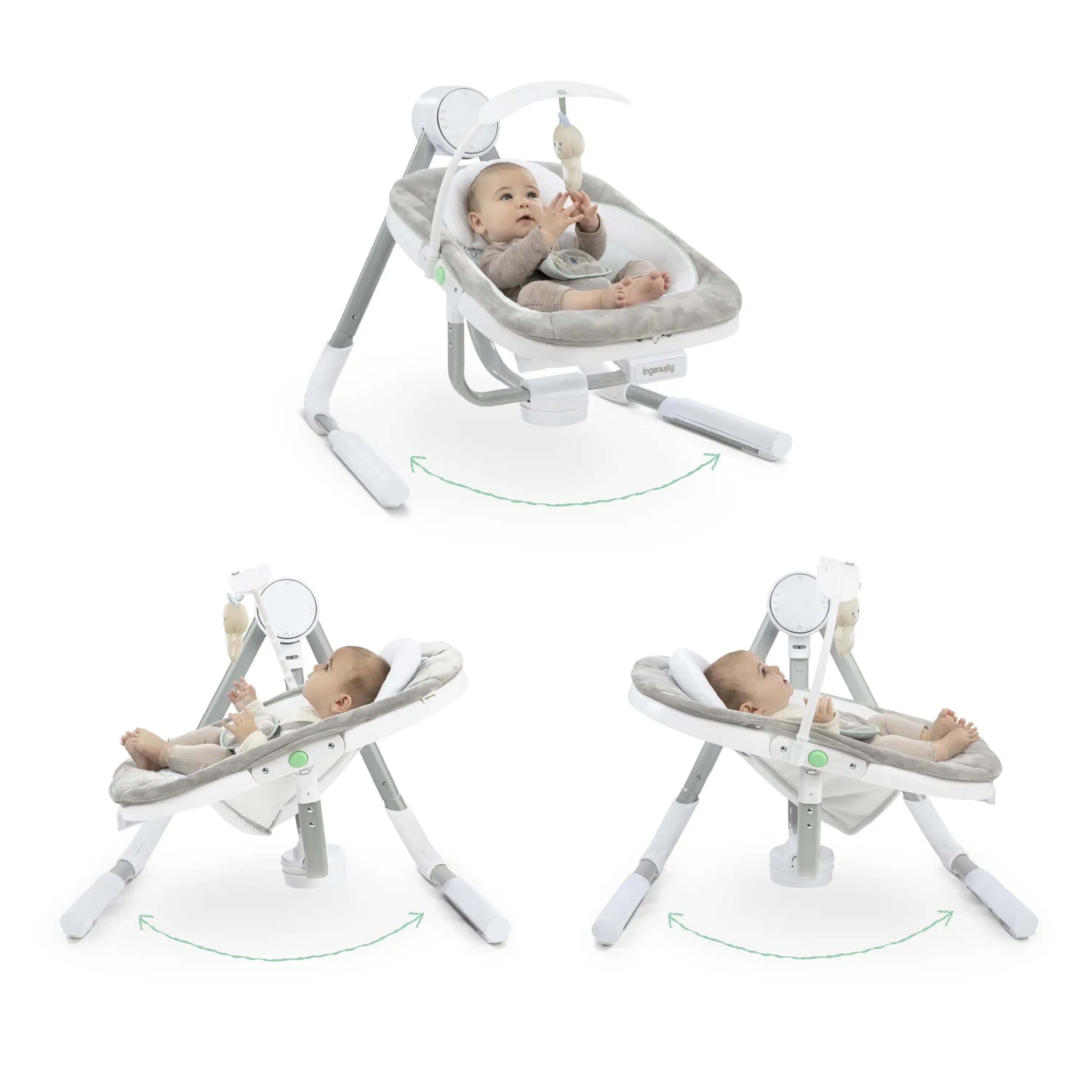 Anyway Sway 5-Speed Multi-Direction Portable Baby Swing with Vibrations - Spruce (Unisex)
Anyway Sway 5-Speed Multi-Direction Portable Baby Swing with Vibrations - Spruce (Unisex)