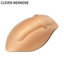 CLEVER-MENMODE Underwear Sponge Cup Enhancer Pad Men Sexy Briefs Penis Pouch Panties Front Padded Underpants Push Up Cup hombre