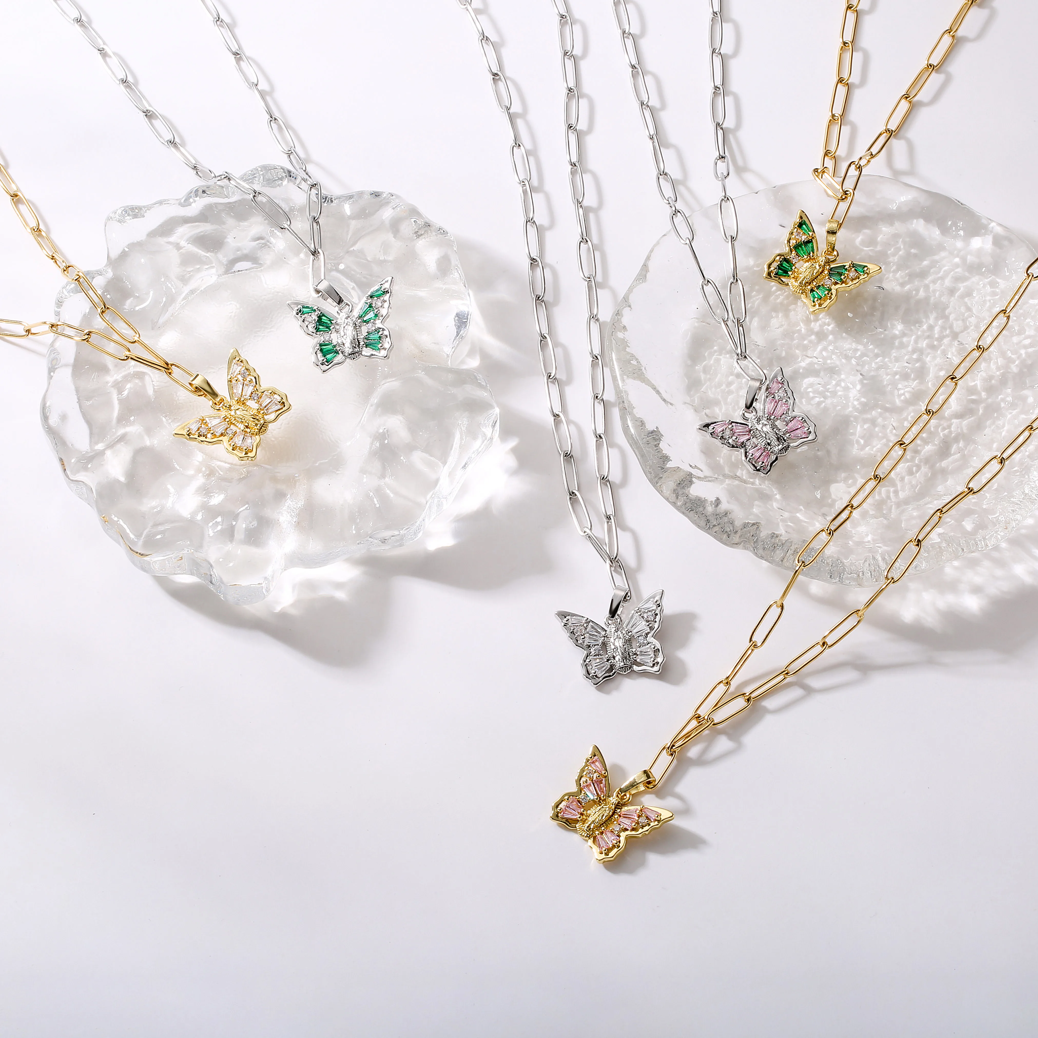HECHENG,Luxury Necklace for Women Butterfly Necklace Shiny Double Chain Clavicle Pendant Anniversary Gift Jewelry Necklaces for
HECHENG,Luxury Necklace for Women Butterfly Necklace Shiny Double Chain Clavicle Pendant Anniversary Gift Jewelry Necklaces for